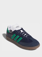 adidas Golf Navy Samba Spikeless Shoes - Image 3 of 10