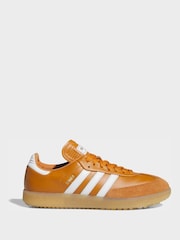 adidas Golf Rust Brown Samba Spikeless Shoes - Image 1 of 9