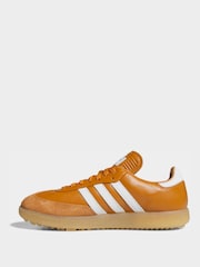 adidas Golf Rust Brown Samba Spikeless Shoes - Image 2 of 9