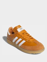 adidas Golf Rust Brown Samba Spikeless Shoes - Image 3 of 9