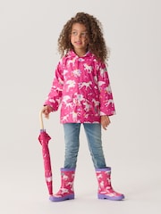 Hatley Pink Shark Frenzy Rain Wellies - Image 1 of 7