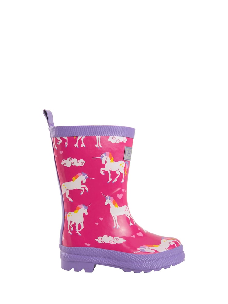Hatley Pink Shark Frenzy Rain Wellies - Image 7 of 7 Hatley Pink Shark Frenzy Rain Wellies - Image 7 of 7