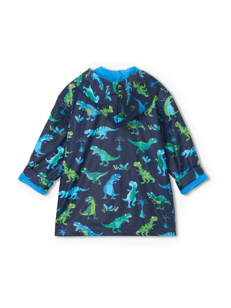 Hatley Blue Sharptooth Rex Raincoat - Image 2 of 2