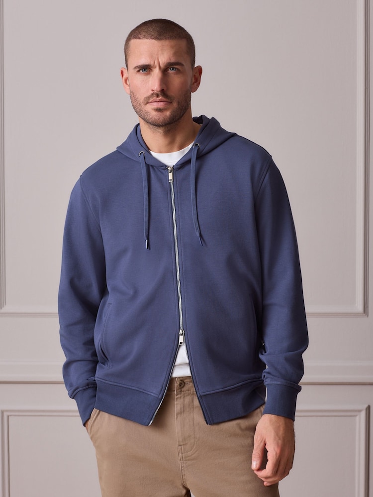 Sweat à capuche zippé Spot | Bleu marine – Nixon EU
