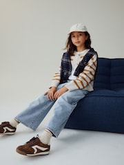 Svetlo modra - Kavbojke z ekstra širokimi hlačnicami (3-16let) - Slika 5 iz 5