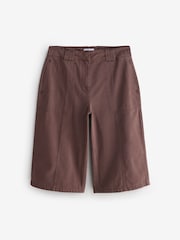Brown N. Premium Knee Length Utility Shorts - Image 1 of 1