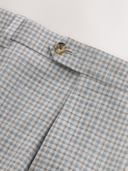 Grey Gingham Check Suit Trousers - Image 10 of 10