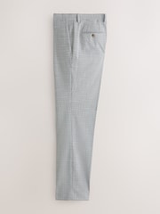 Grey Gingham Check Suit Trousers - Image 7 of 10