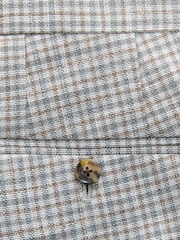 Grey Gingham Check Suit Trousers - Image 8 of 10