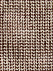 Brown N Dot Tailored Puppytooth Texture Suit Trousers - Image 11 of 11