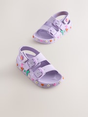 Purple Character Double Buckle Eva Sandals - Image 1 of 5