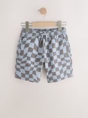 Blue/Grey Regular Fit Shorts (3-16yrs) - Image 1 of 4