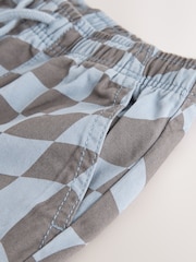 Blue/Grey Regular Fit Shorts (3-16yrs) - Image 6 of 7