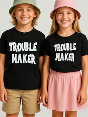 Religion Black Trouble Maker T-Shirt - Image 4 of 4
