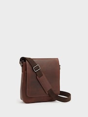 The Baker Large Leather Messenger Bag - Image 3 of 4