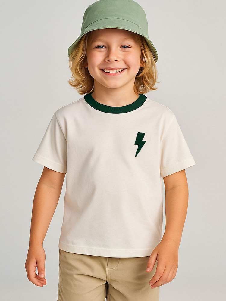 Religion White Lightning Bolt T-Shirt - Image 1 of 4