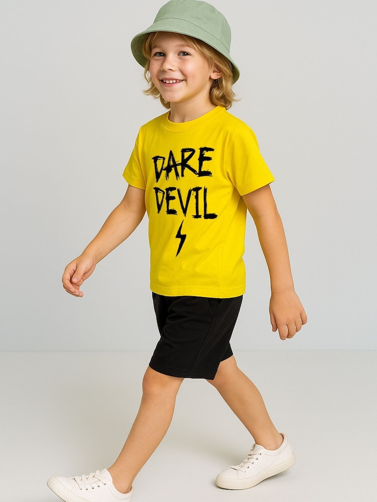 Religion Yellow Dare Devil T-Shirt - Image 3 of 3