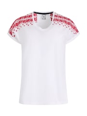 Weird Fish White Tildare Embroidered Jersey Top - Image 7 of 8