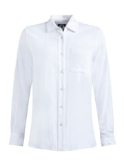 Weird Fish White Layla Linen Rich Shirt - Image 7 of 8