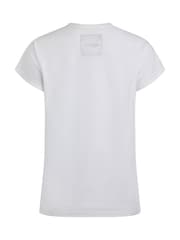 Weird Fish White Painterly Palm Graphic Print T-Shirt - Image 6 of 6