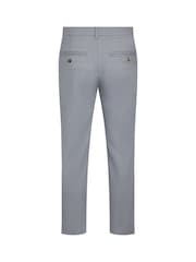 Weird Fish Blue Charleigh Textured Chino Trousers - Image 9 of 9