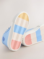 Blue Standard Fit (F) High Top Trainers - Image 3 of 5