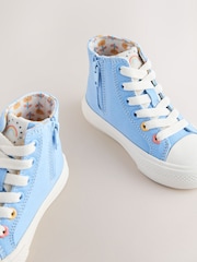 Blue Standard Fit (F) High Top Trainers - Image 4 of 5