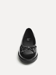 Linzi Black Wide Fit Wendi Pumps With Bow Detail - Image 4 of 5