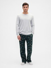 Gap Relaxed Flannel Pyjama Trousers - Imagen 2 de 4