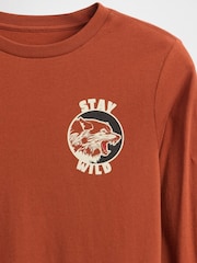 Gap Orange Graphic T-Shirt (4-13yrs) - Image 3 of 3