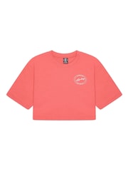 Gym King Pink Origin Cropped T-Shirt - Image 3 of 4