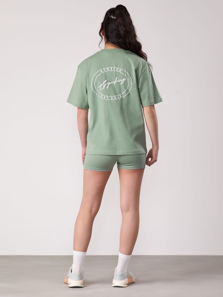 Gym King Green Boyfriend Origin T-Shirt - Image 2 of 4