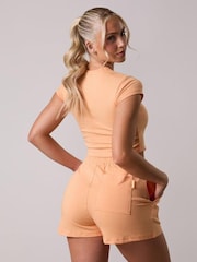 Gym King Orange 365 Jersey Shorts - Image 3 of 5