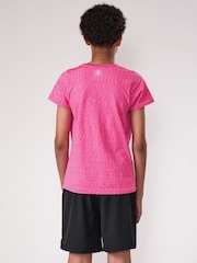 Gym King Pink Seamless Space Dye T-Shirt - Image 2 of 4