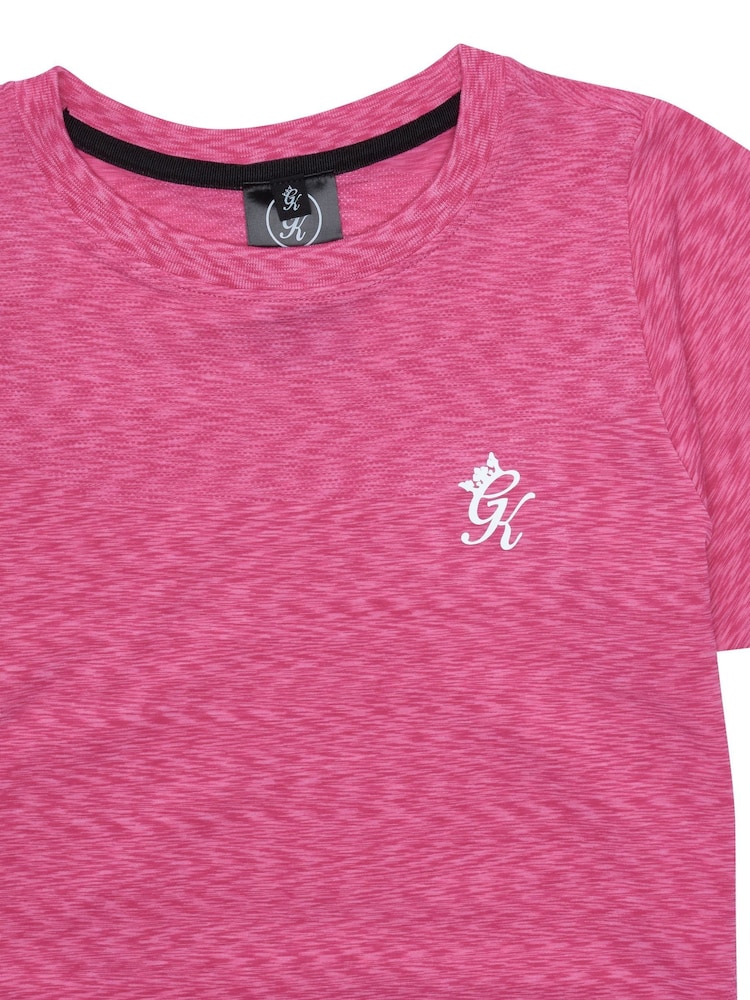 Gym King Pink Seamless Space Dye T-Shirt - Image 4 of 4