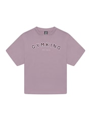 Gym King Purple Boyfriend Shadow T-Shirt - Image 3 of 4