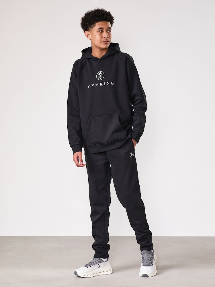 Gym King Black Pro Joggers - Image 1 of 4