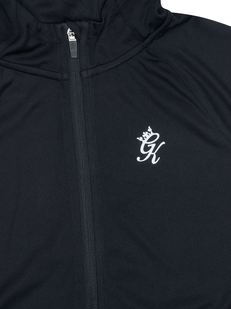 Gym King Black Lightweight Poly Full Zip Jacket - Image 4 of 4