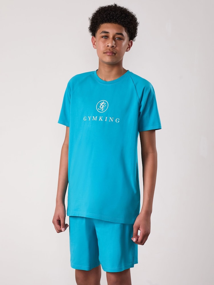 Gym King Blue Pro T-Shirt - Image 1 of 4