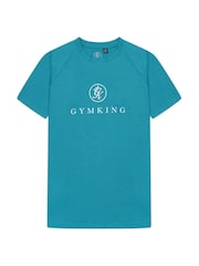 Gym King Blue Pro T-Shirt - Image 3 of 4