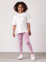 Gym King White Boyfriend Shadow T-Shirt - Image 1 of 4