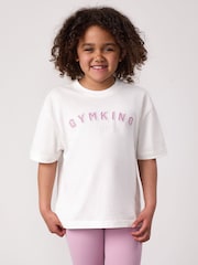 Gym King White Boyfriend Shadow T-Shirt - Image 2 of 4