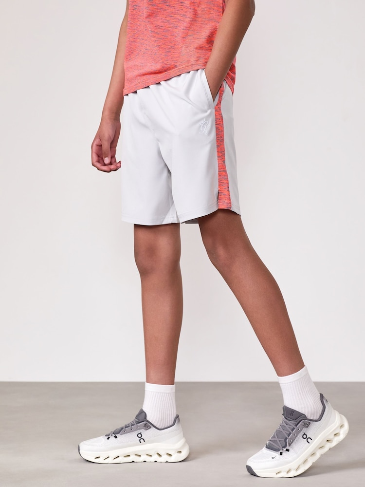 Gym King Grey Space Dye Shorts - Image 2 of 4