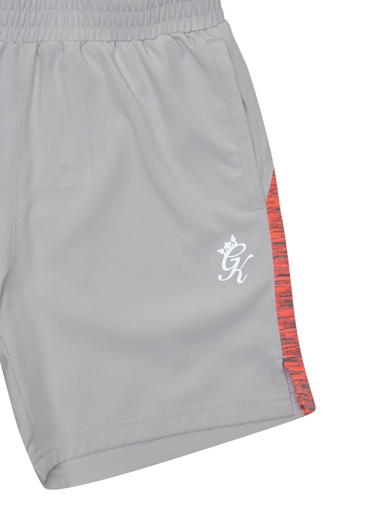 Gym King Grey Space Dye Shorts - Image 4 of 4