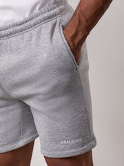 Gym King Grey Marl Fundamental Linear Shorts - Image 4 of 6