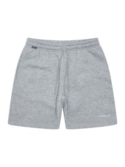 Gym King Grey Marl Fundamental Linear Shorts - Image 5 of 6