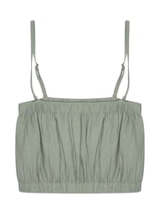 Verde - Gym King Signature Woven Bandeau Top - Imagem 3 de 4
