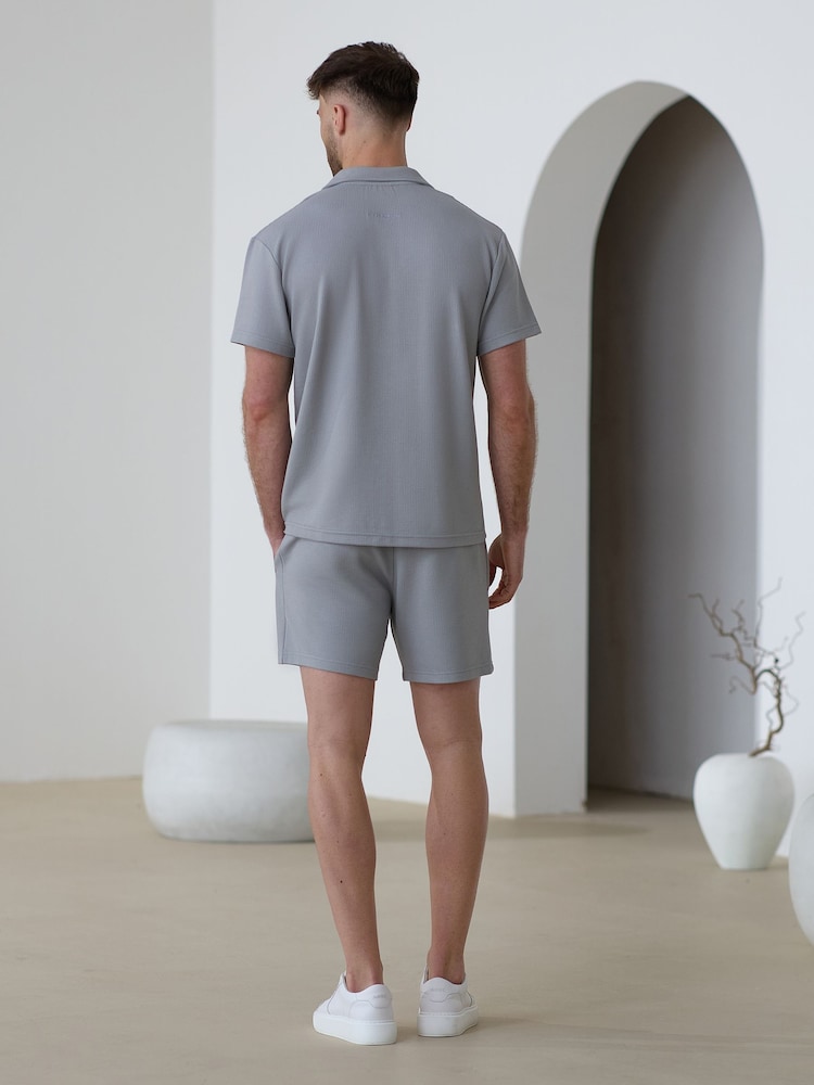 Gym King Grey Signature Waffle Shirt - Image 2 of 4