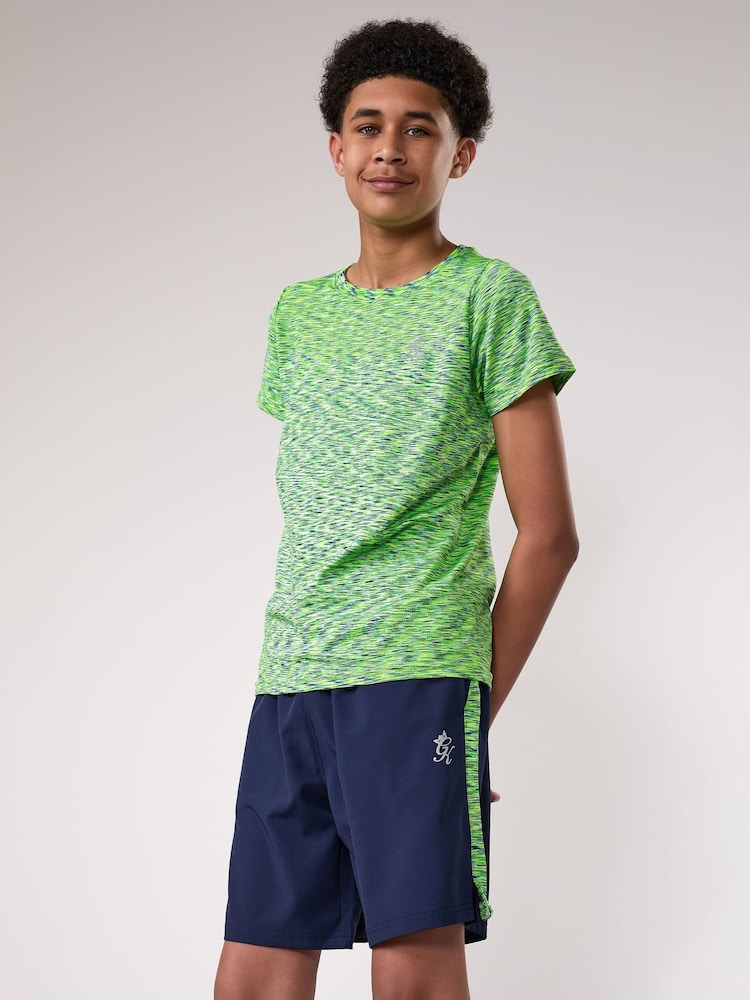 Gym King Blue Space Dye Shorts - Image 1 of 4