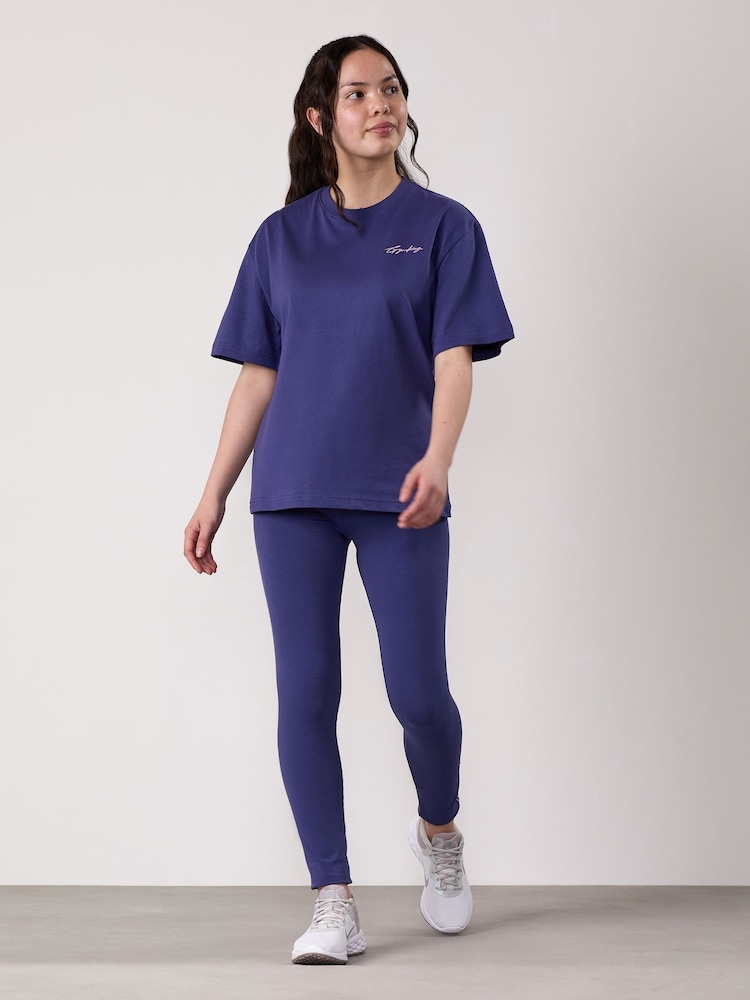 Gym King Blue Script Boyfriend T-Shirt - Image 1 of 4